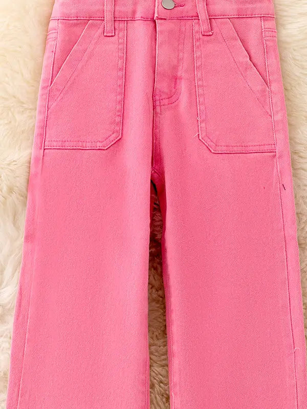 Pink Relax Fit Denim
