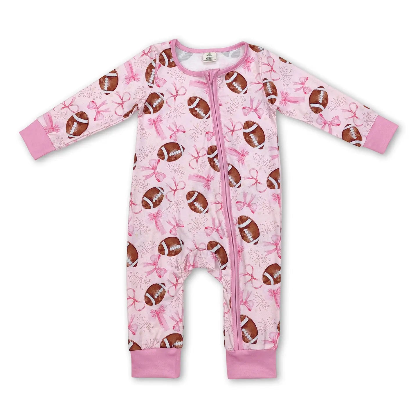 Pink Bow Football Set