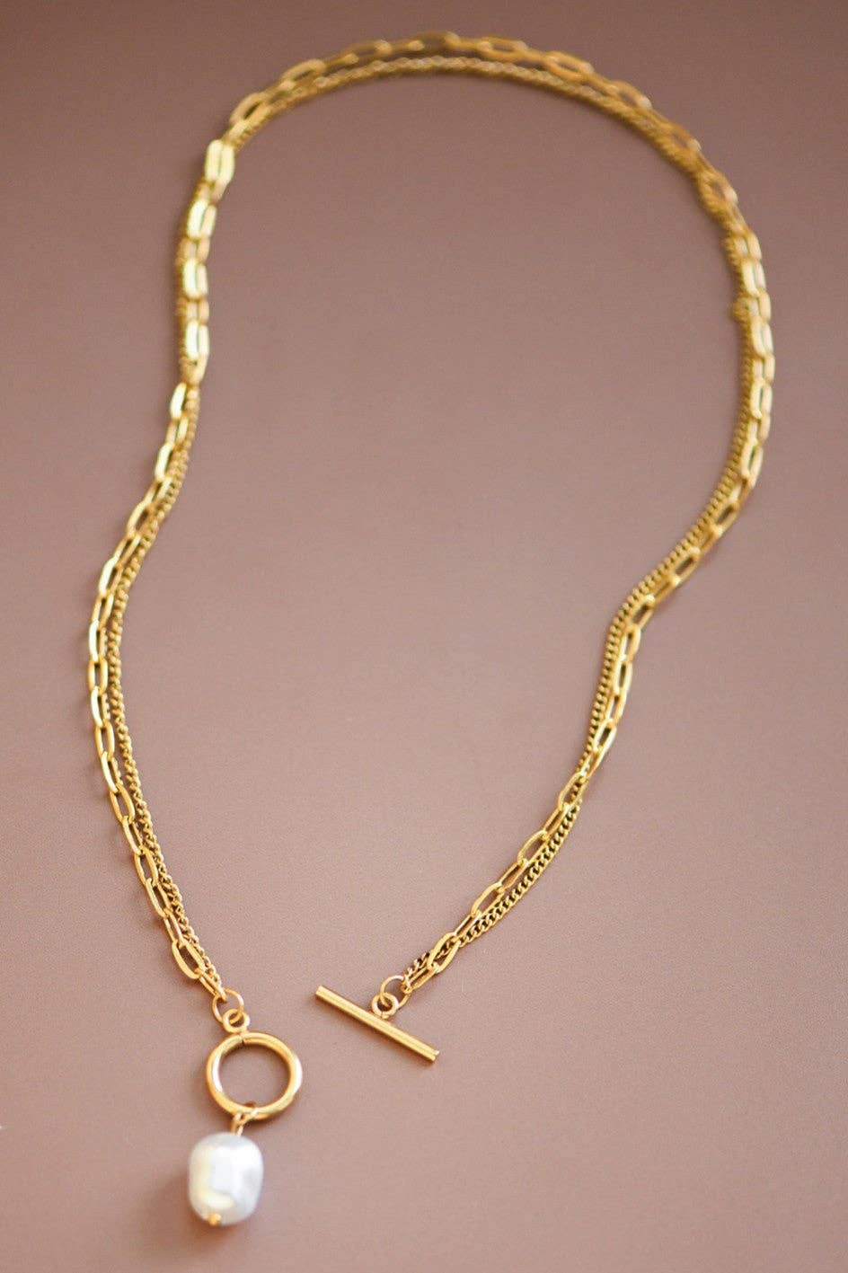 Layered Pearl Necklace