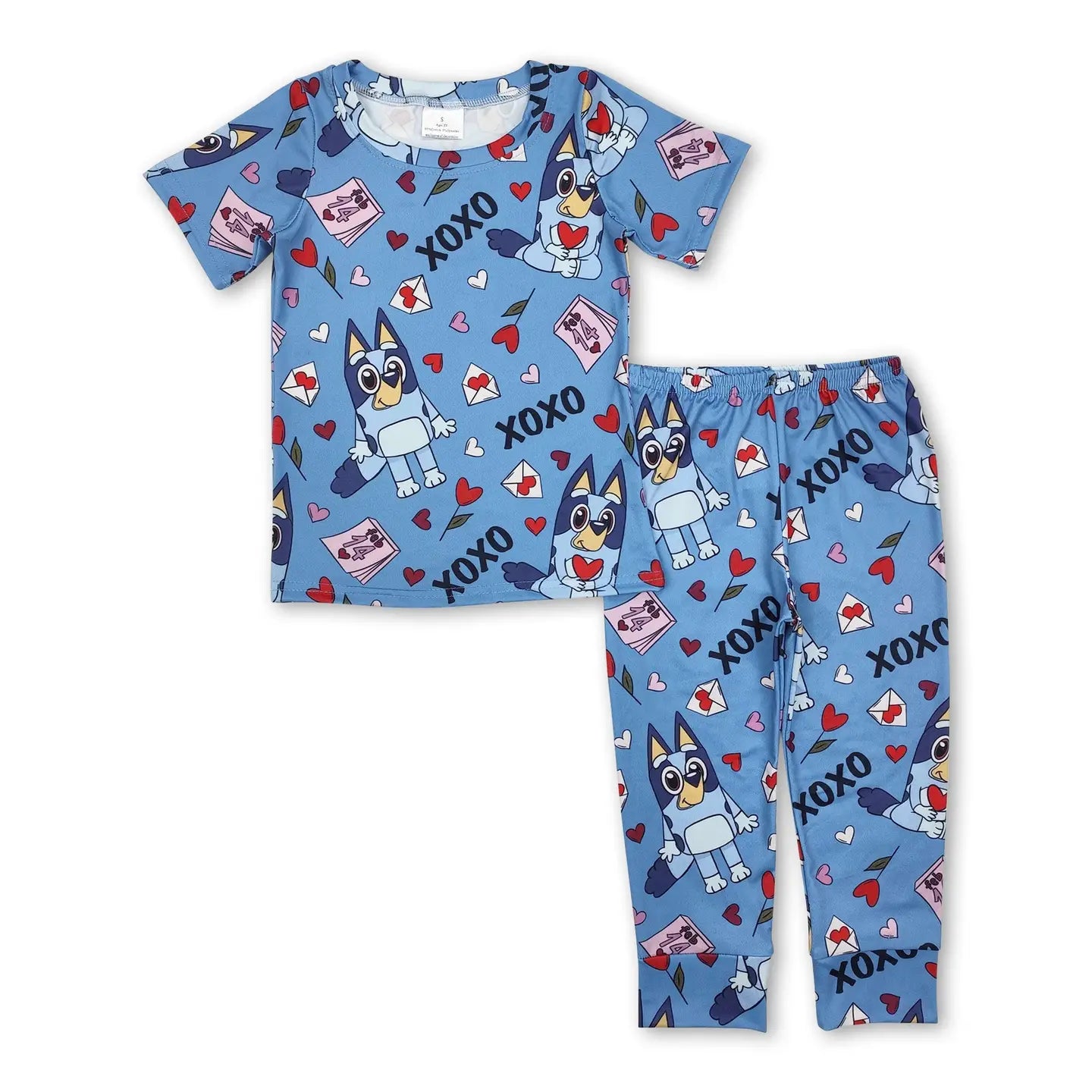 Bluey Valentine Pajamas
