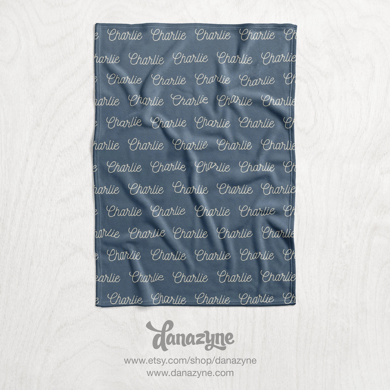 Customized Name Blanket