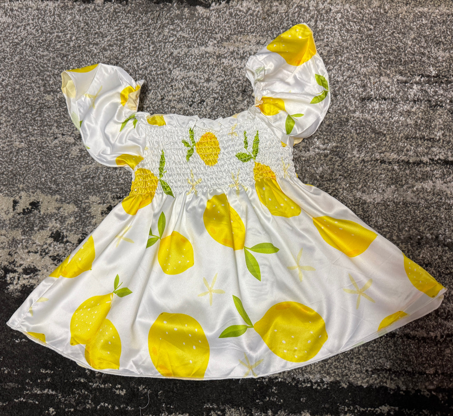 Lemon Ruffle Top