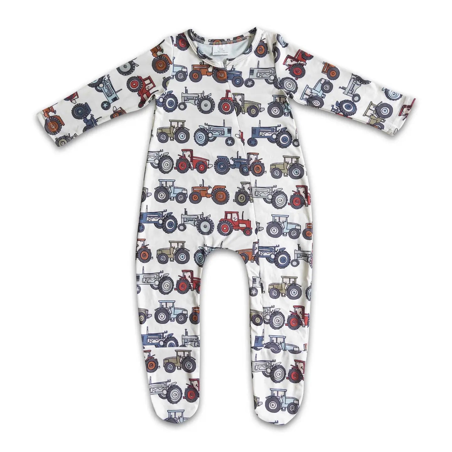 Footed Tractor Pajamas