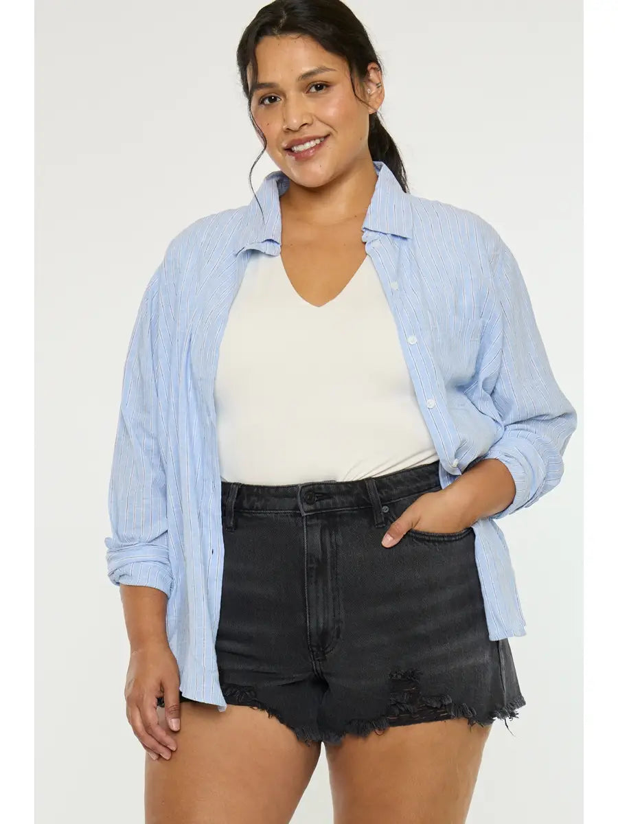 High Rise Mom Shorts