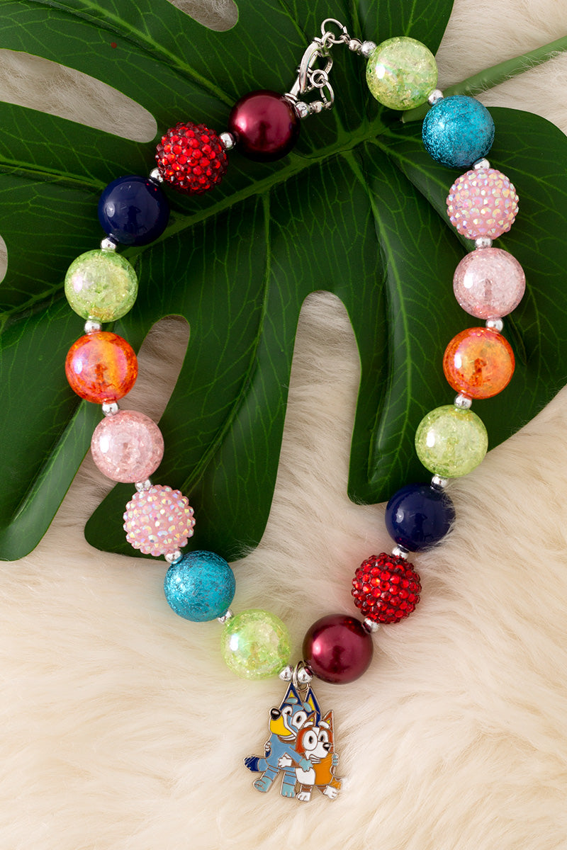 Bluey Bubble Gum Necklace