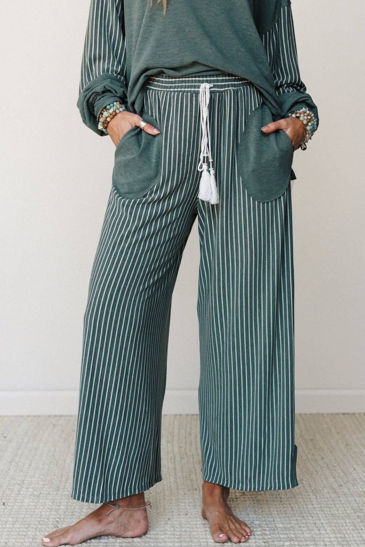 Bay Raw Seam Long Sleeve Top