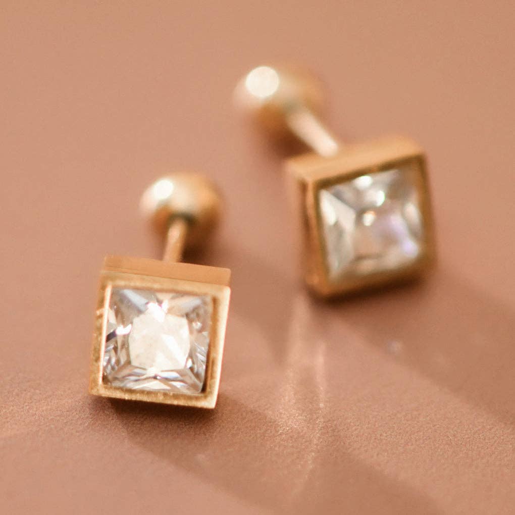 Clear Crystal Studs
