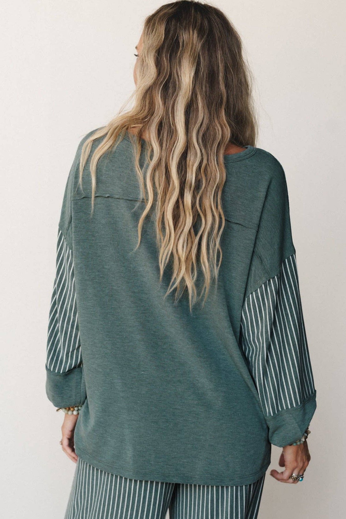Bay Raw Seam Long Sleeve Top