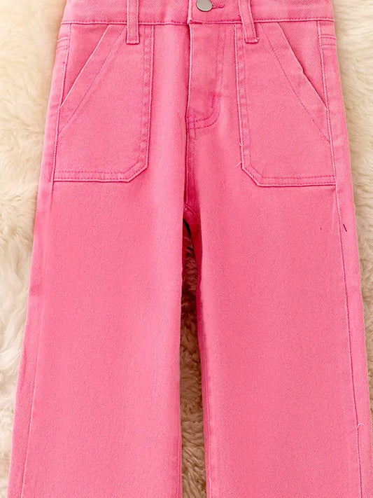Pink Relax Fit Denim