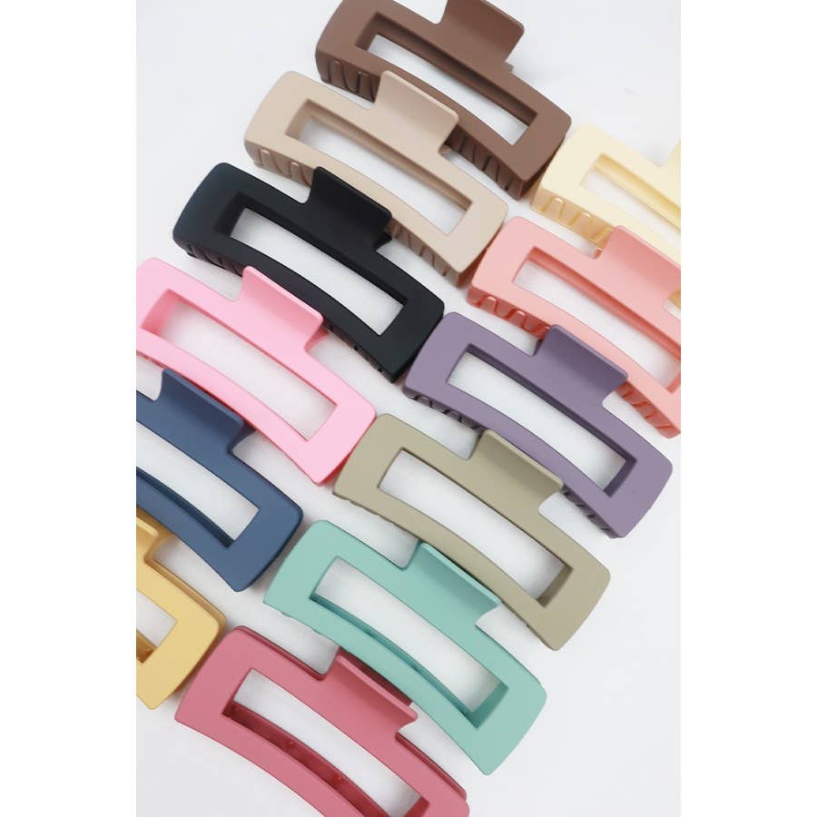 Jumbo Rectangle Hair Claw