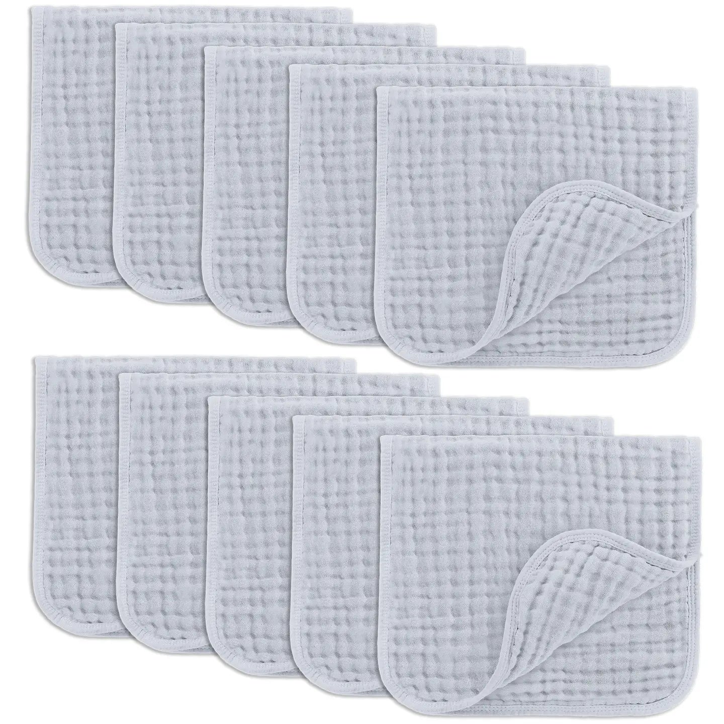 Muslin Burp Cloths (6-pk)