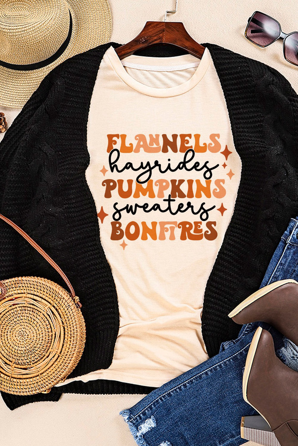 Flannels, Bonfires, Pumpkins T-Shirt