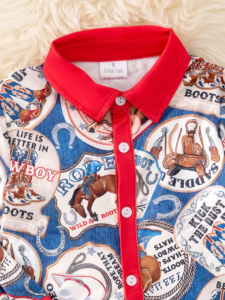 Cowboy Button Up