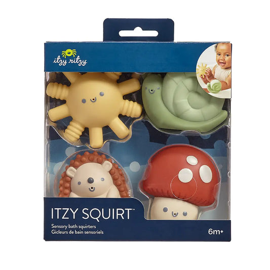 Itzy Squirt 4pk Soft Bath Toys