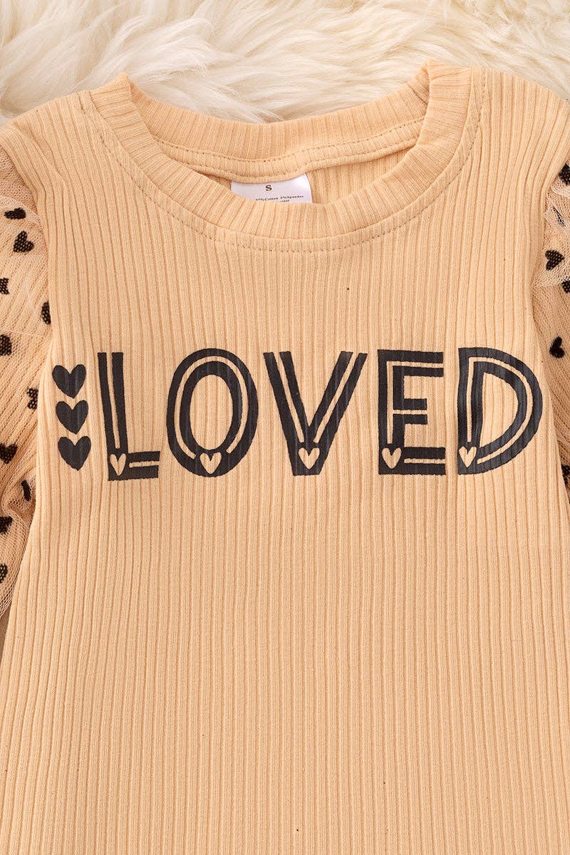 Loved Top and Fringe Skirt Set