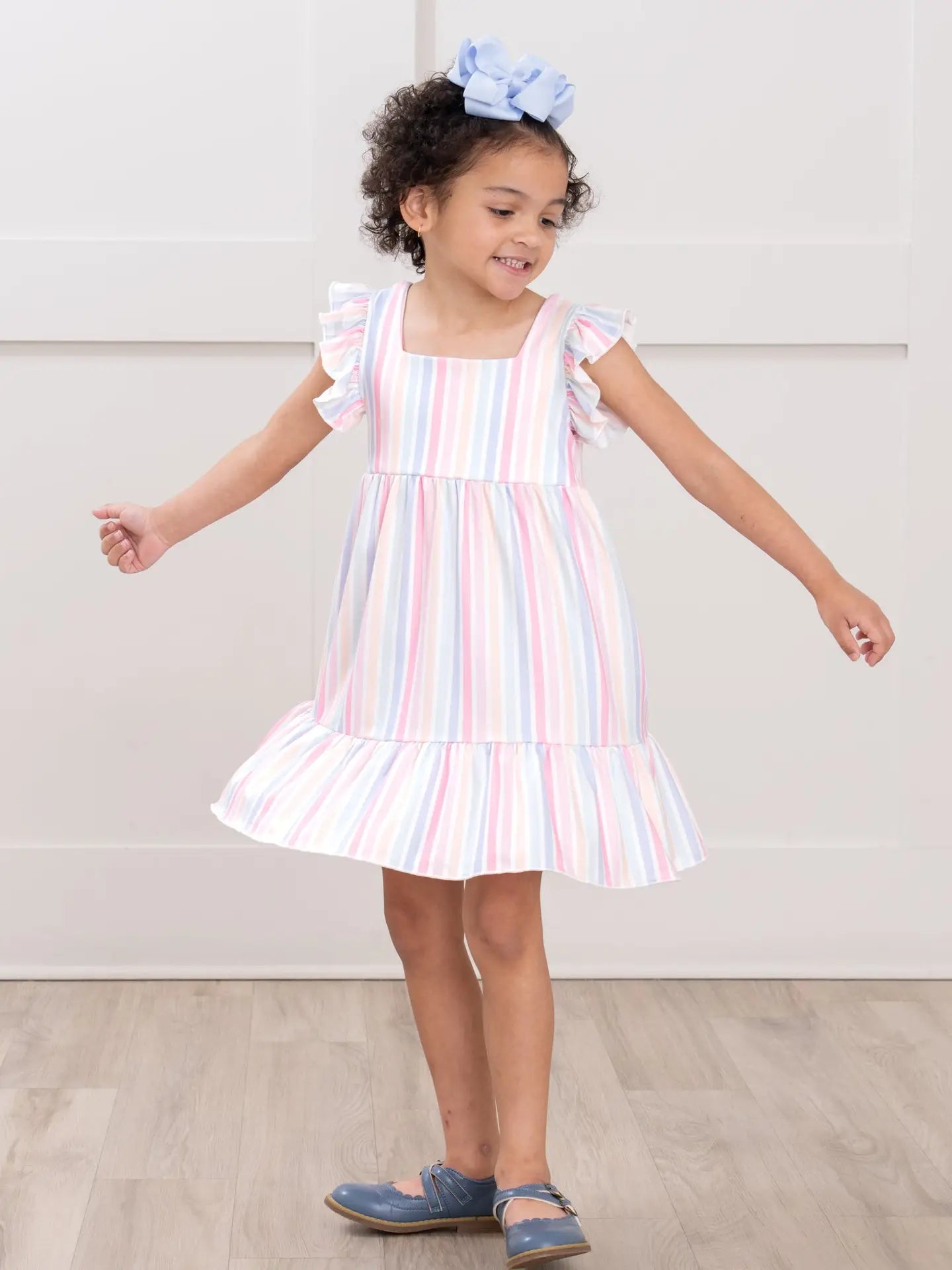 Pastel Striped Dress