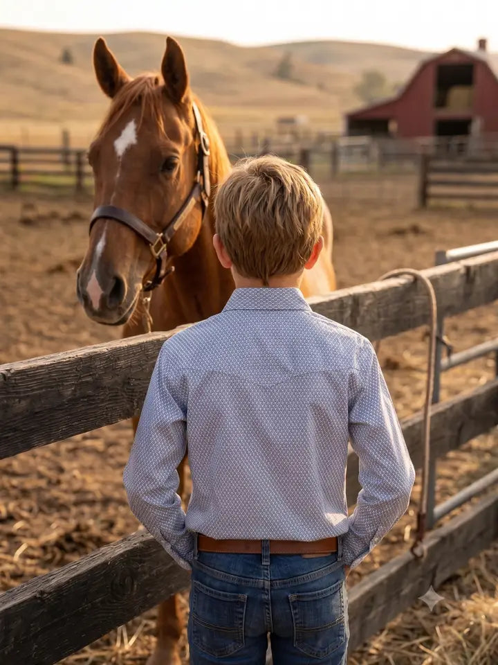 Boys' Pearl Snap Shirt