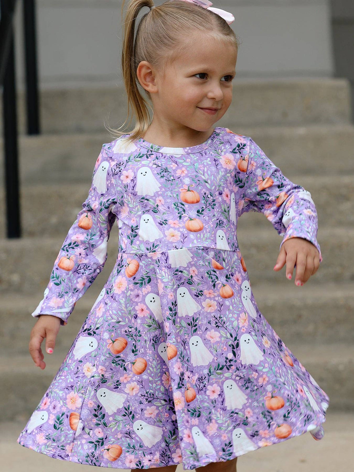 Halloween Ghost Pumpkin Dress