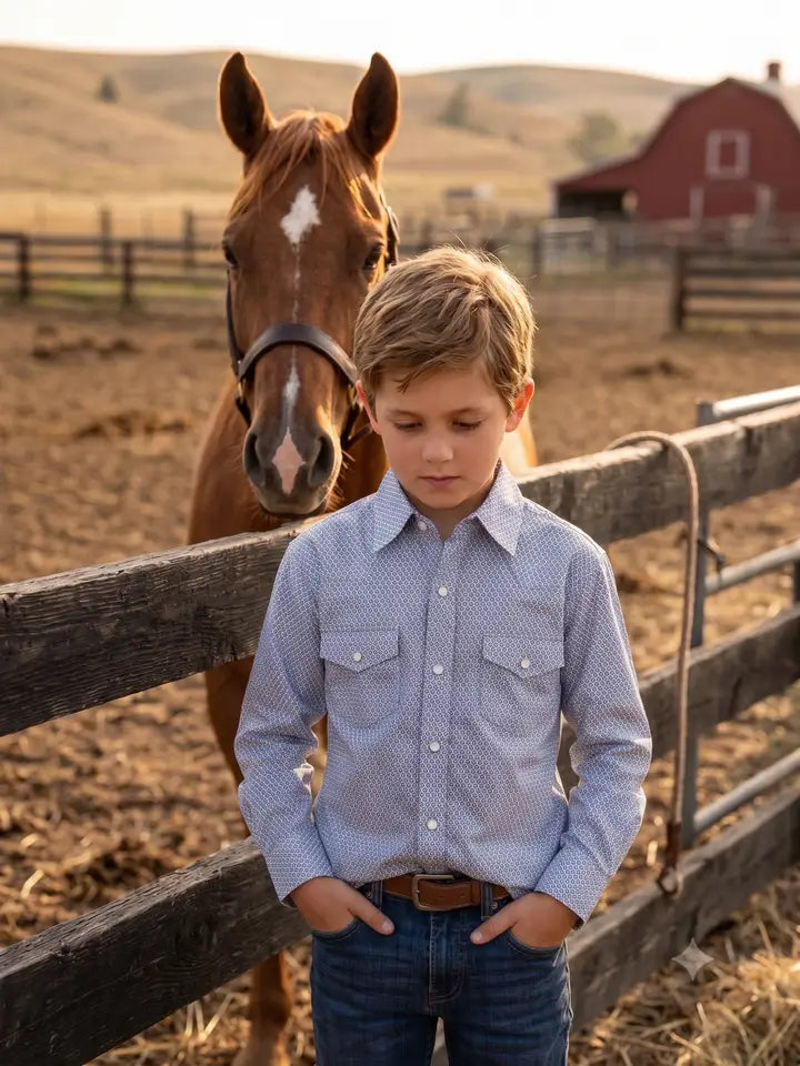 Boys' Pearl Snap Shirt