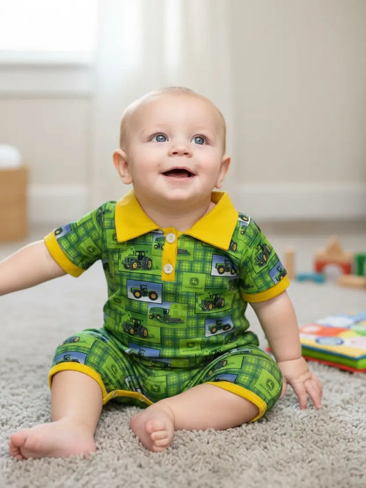 John Deere Romper