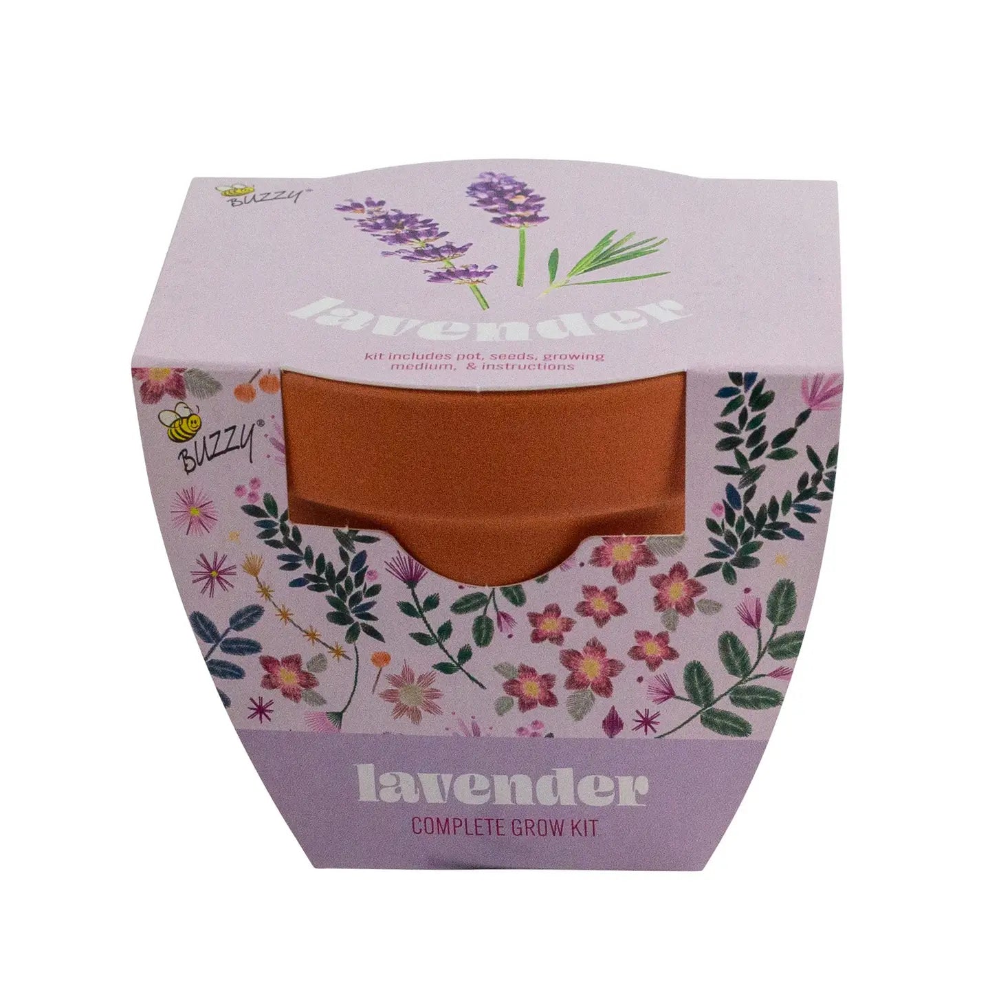 Classic 3.3 in Terracotta Lavender Grow Kit | Indoor | Gift