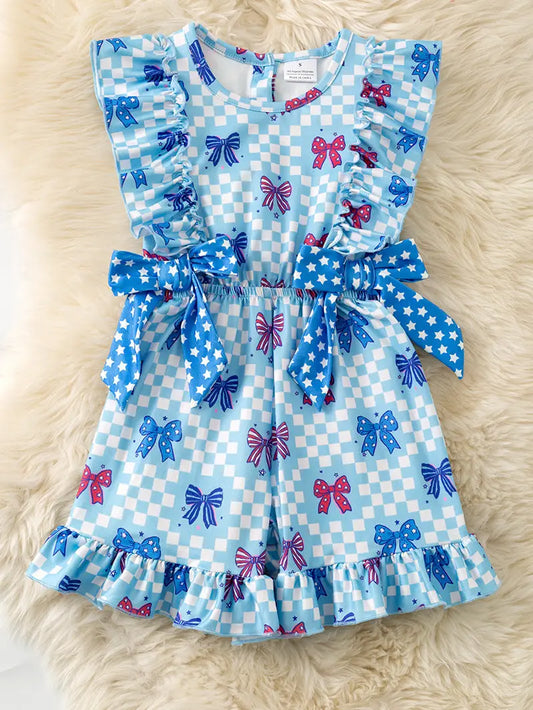 Americana Bow Jumpsuit