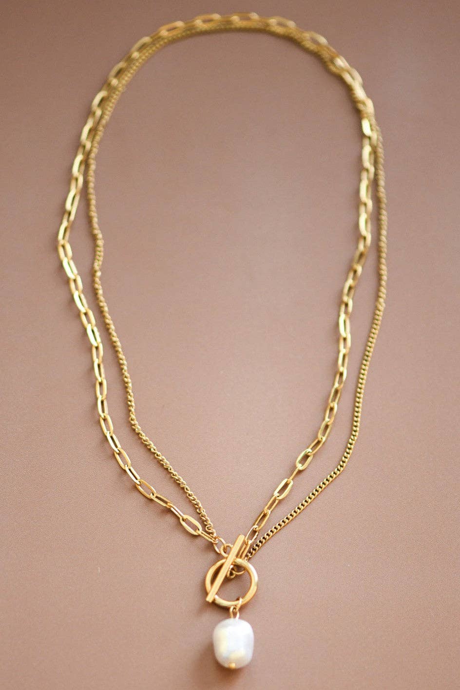 Layered Pearl Necklace