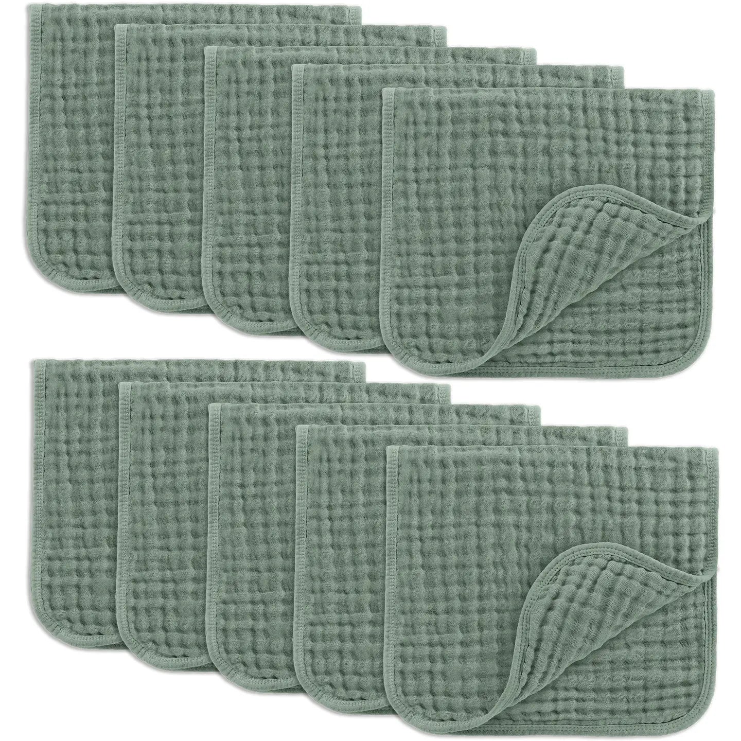 Muslin Burp Cloths (6-pk)