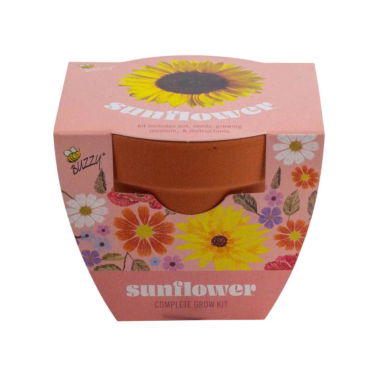 Classic Terracotta Sunflower Kit | Indoor Gift | Grow Kit