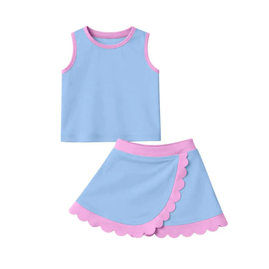 Scallop Active Wear Set