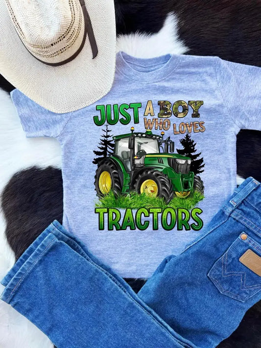 Just a Boy Who Loves Tractors