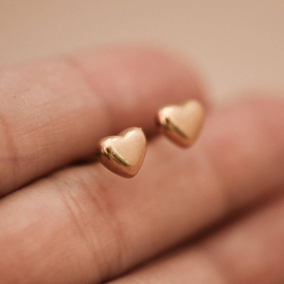 Heart Stud Earrings