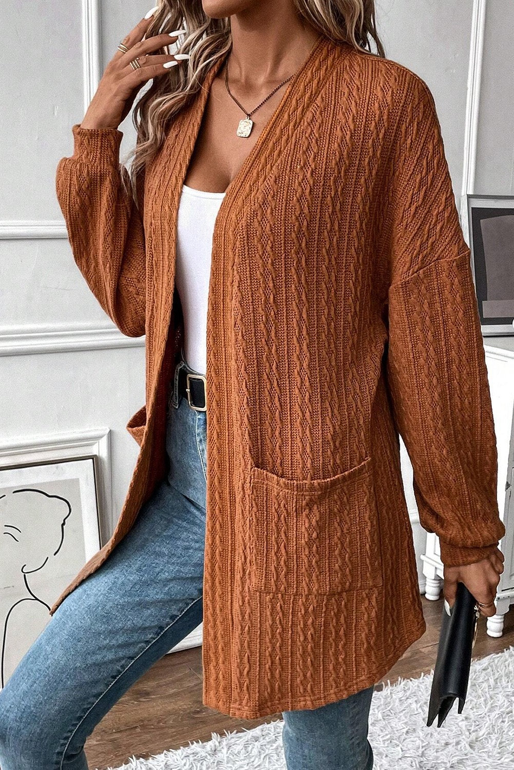 Knit Textured Cardigan