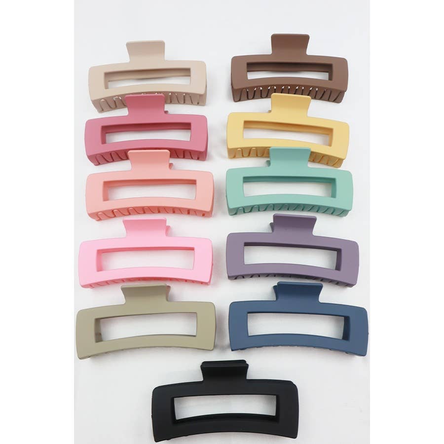 Jumbo Rectangle Hair Claw