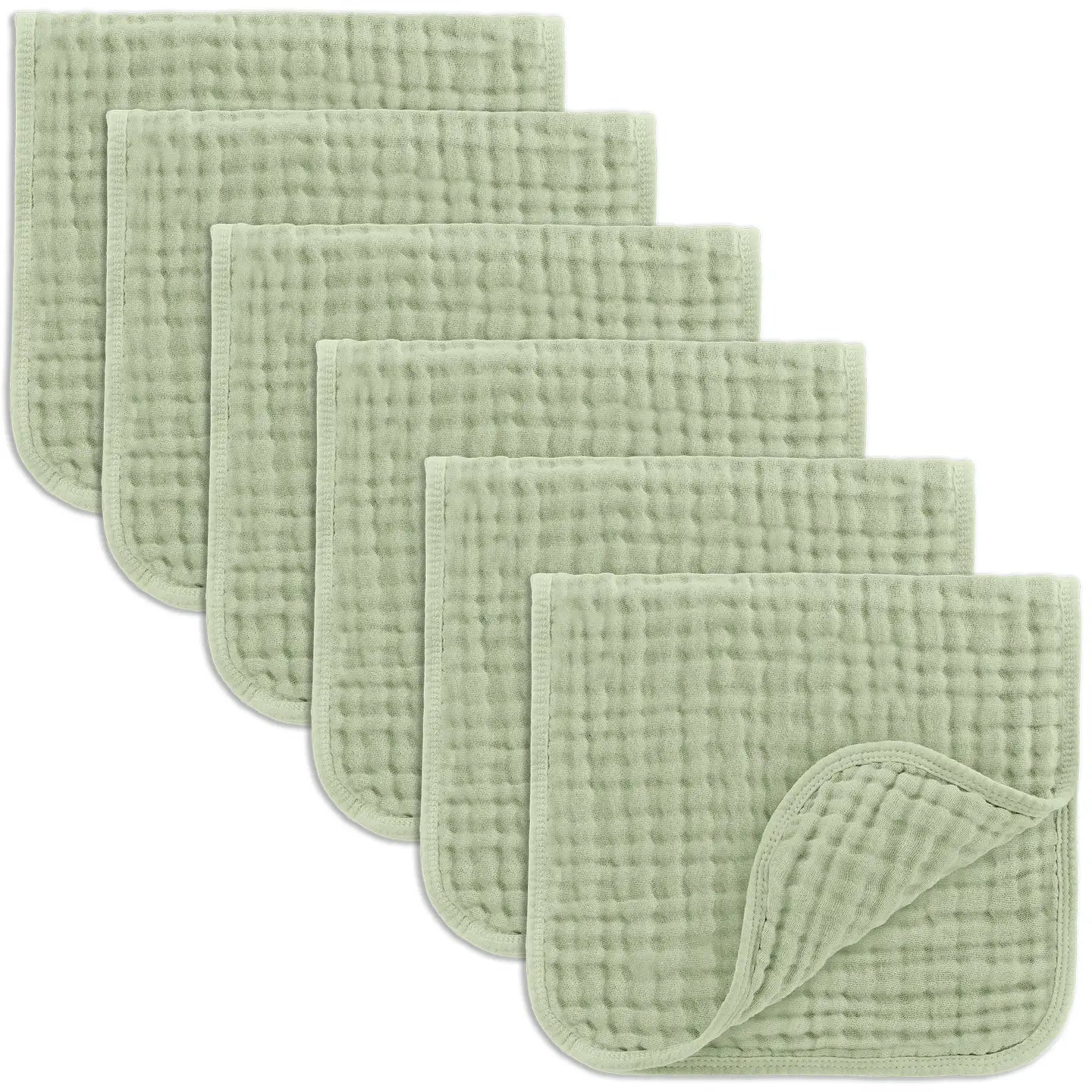Muslin Burp Cloths (6-pk)