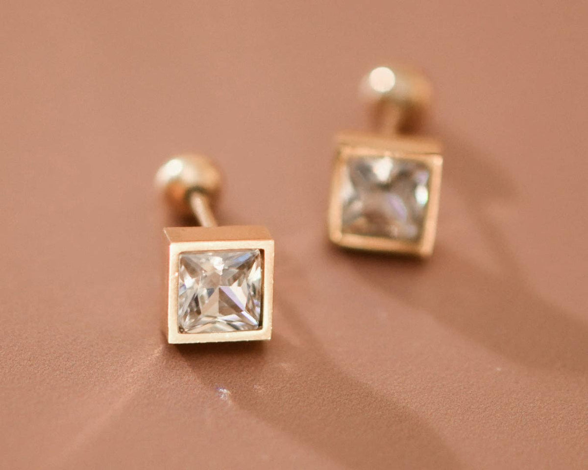 Clear Crystal Studs