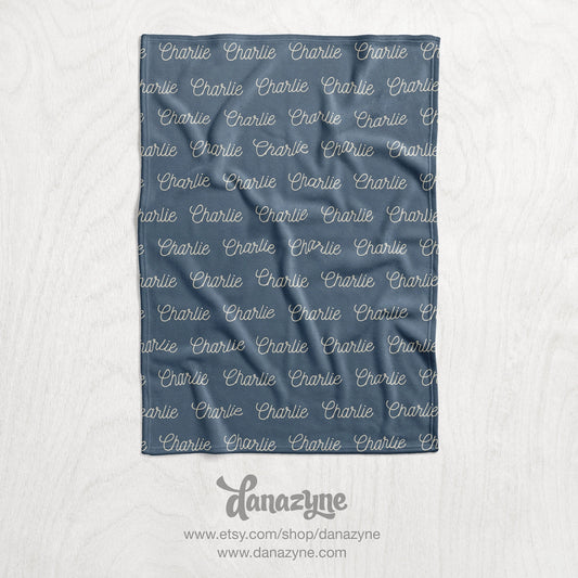 Customized Name Blanket