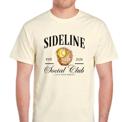 Softball Sideline Social Club T- Shirt