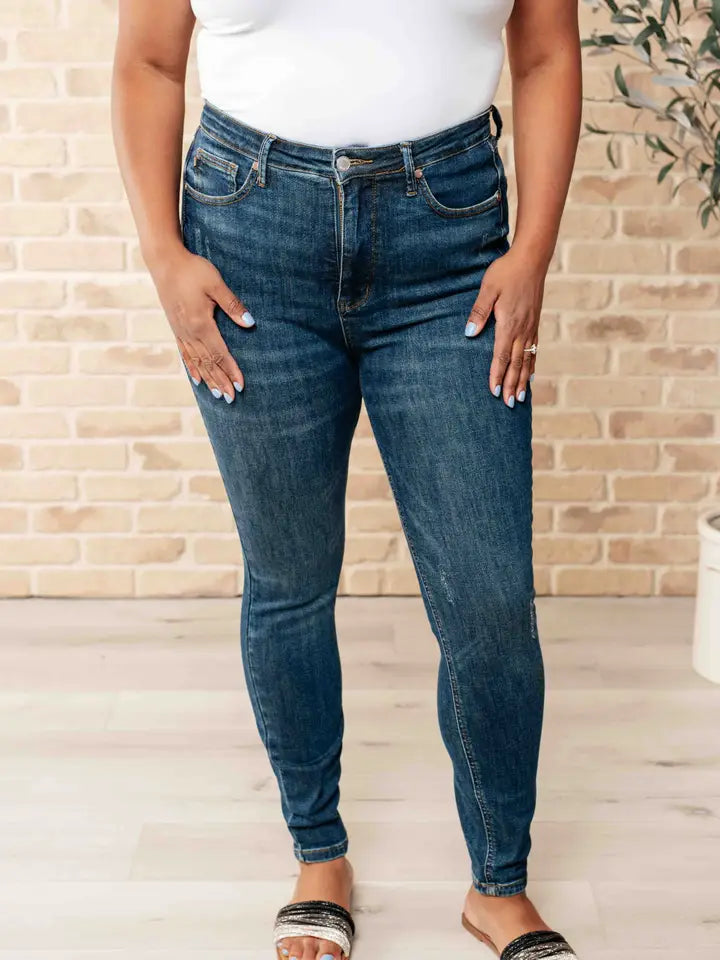 Judy Blue High Rise Top Control Skinny Jeans