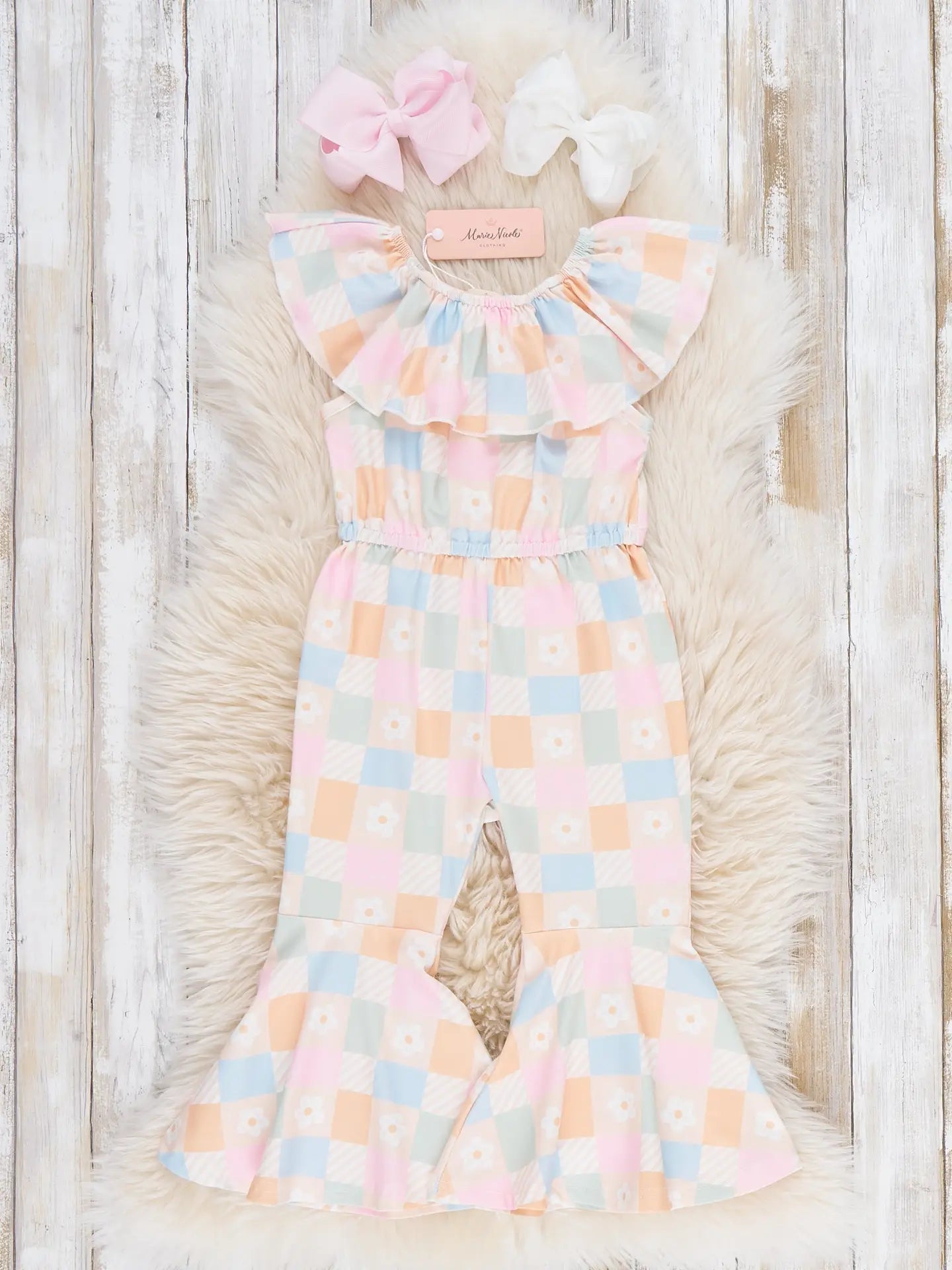 Breezy Bell Bottom Romper