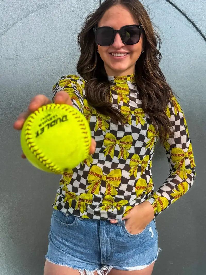 Softball Mesh Top