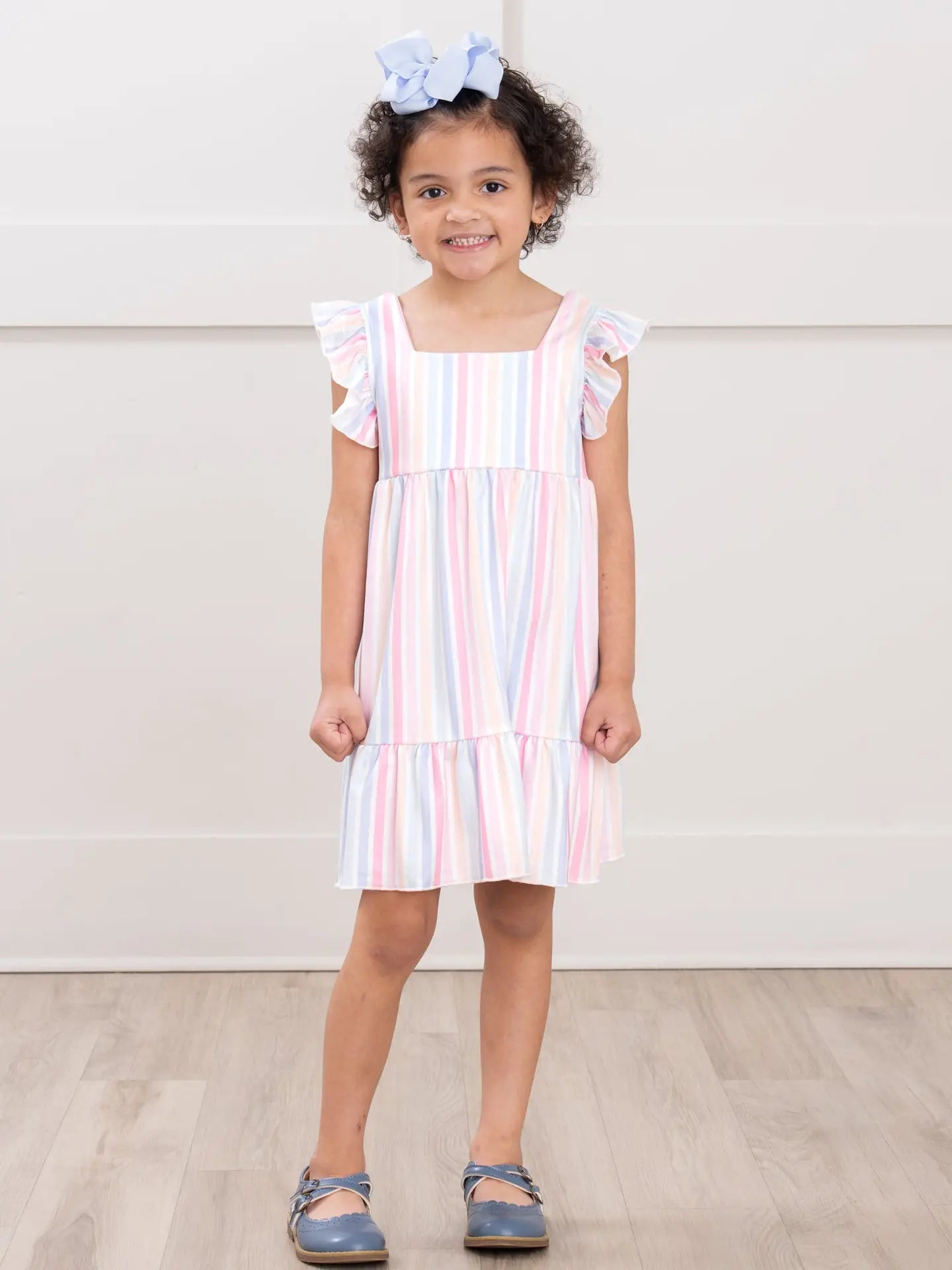 Pastel Striped Dress