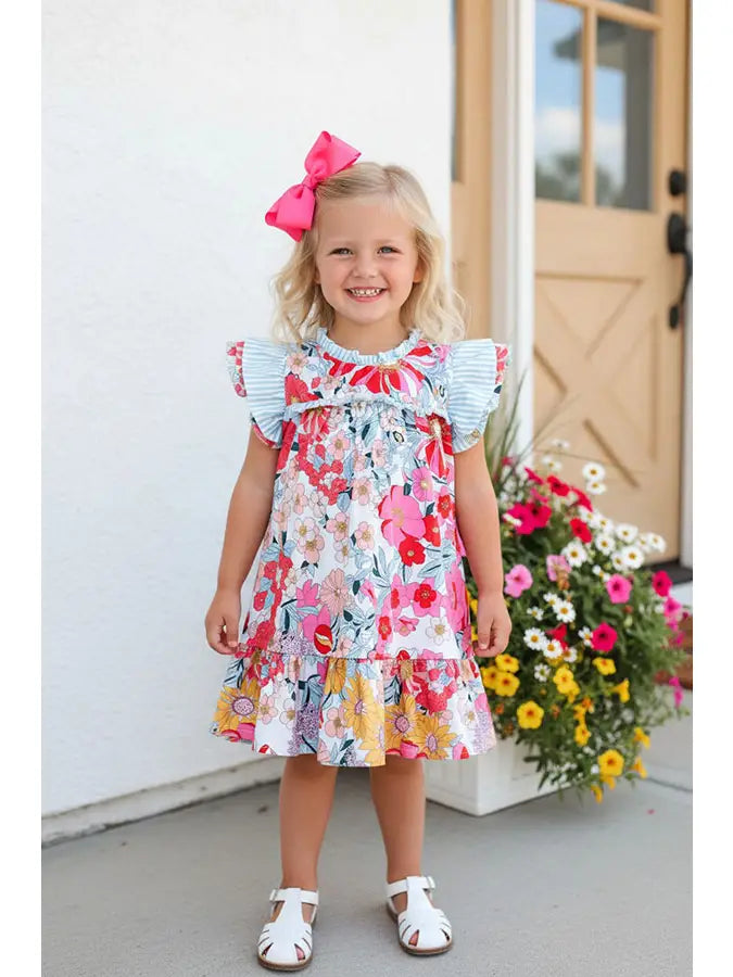 Floral Smocked Dress
