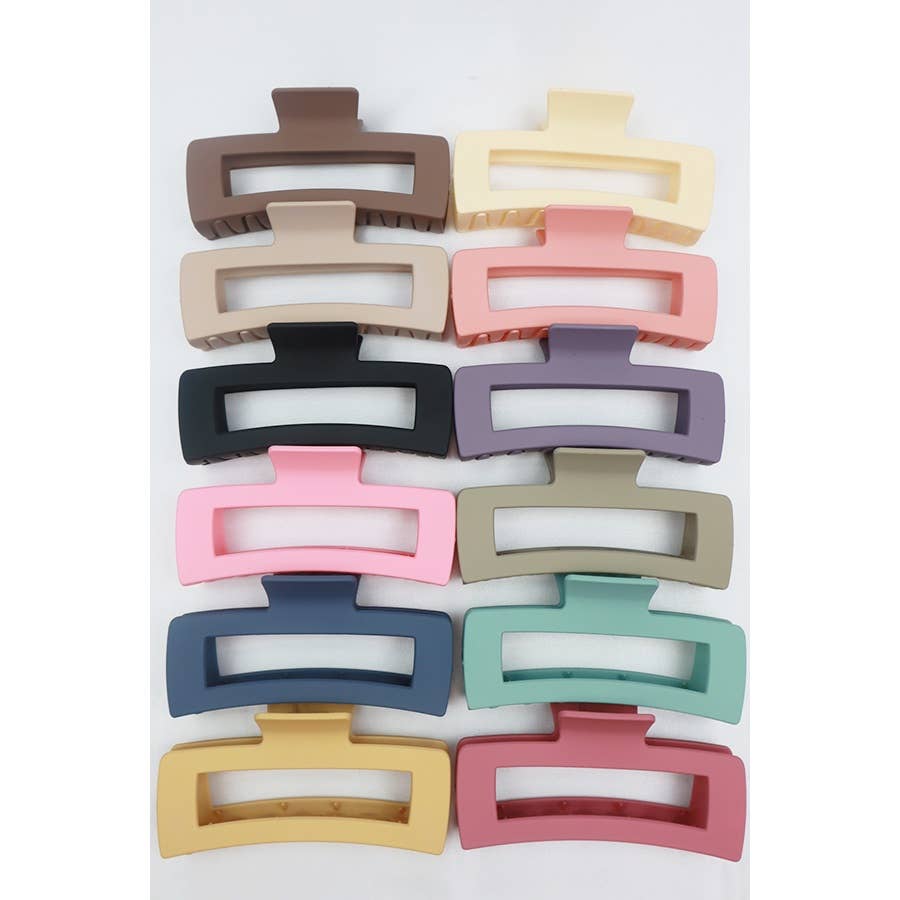 Jumbo Rectangle Hair Claw