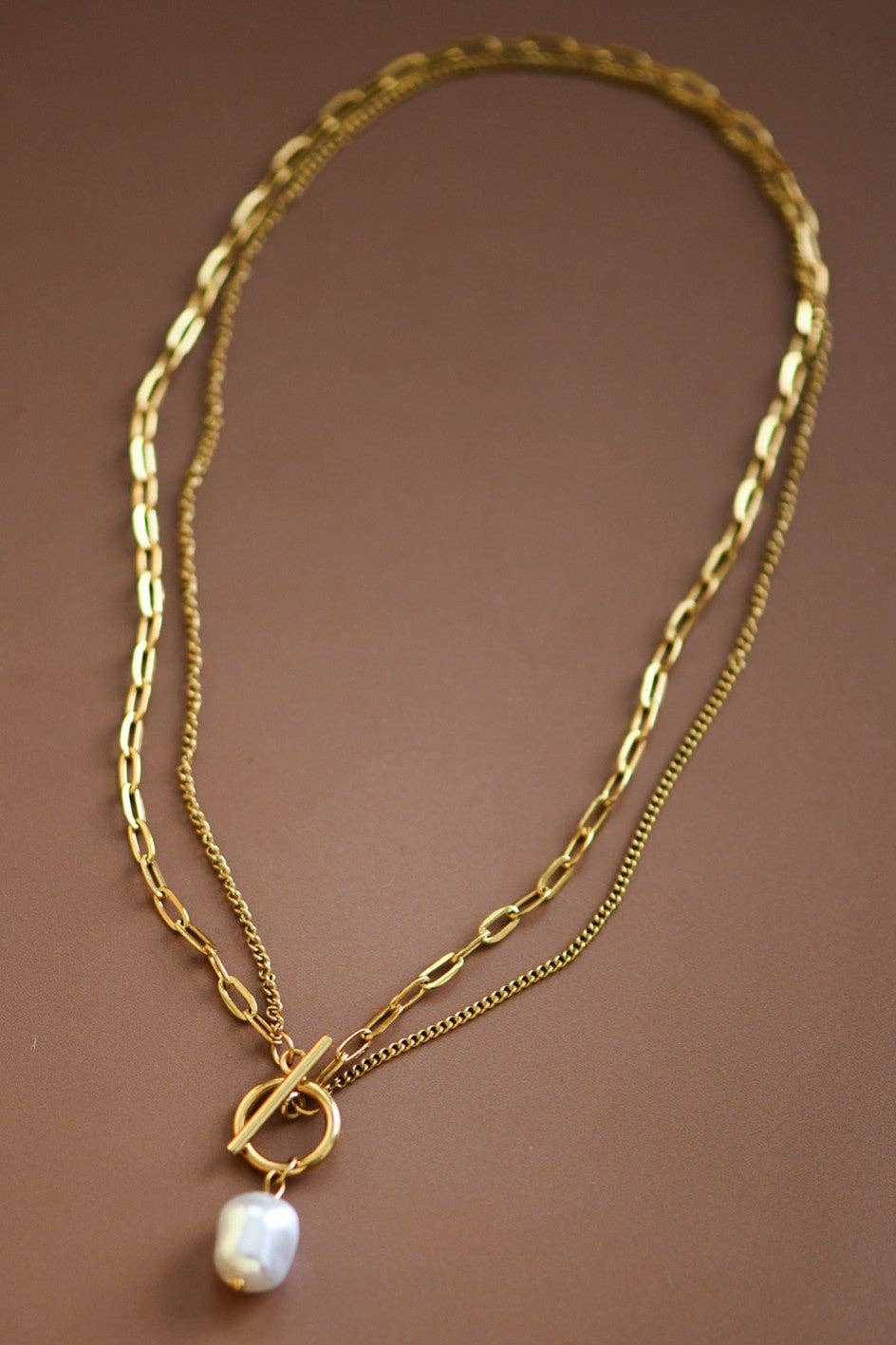 Layered Pearl Necklace