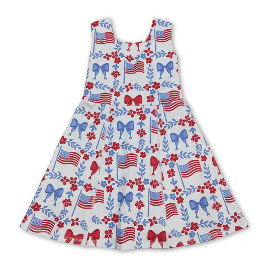 Floral Bow Athletic Dress