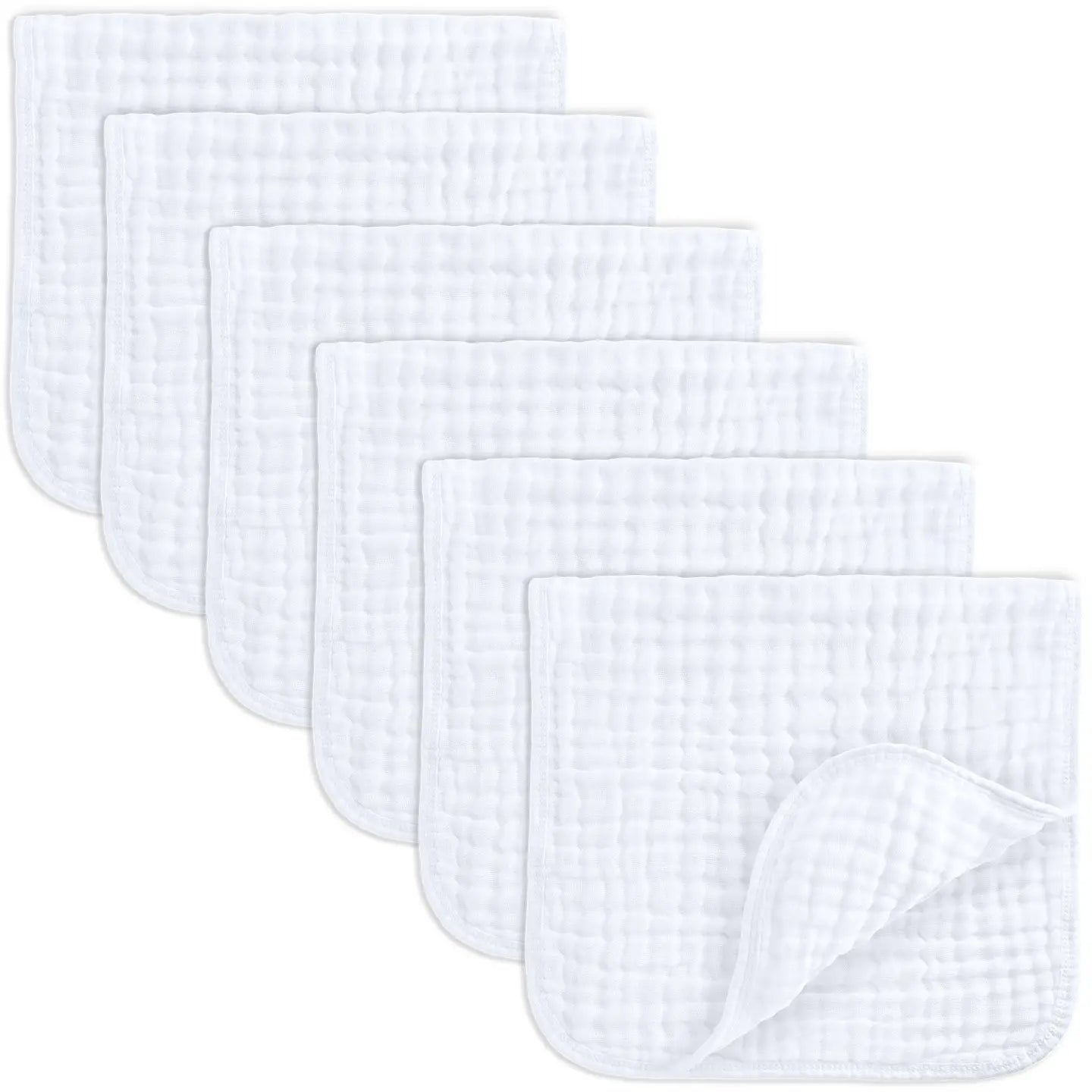 Muslin Burp Cloths (6-pk)