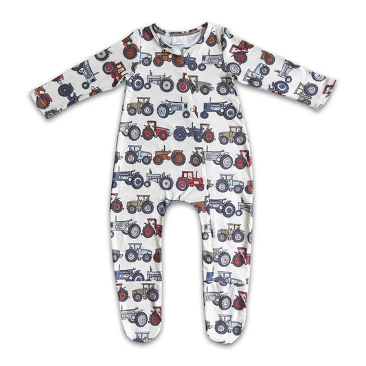 Footed Tractor Pajamas