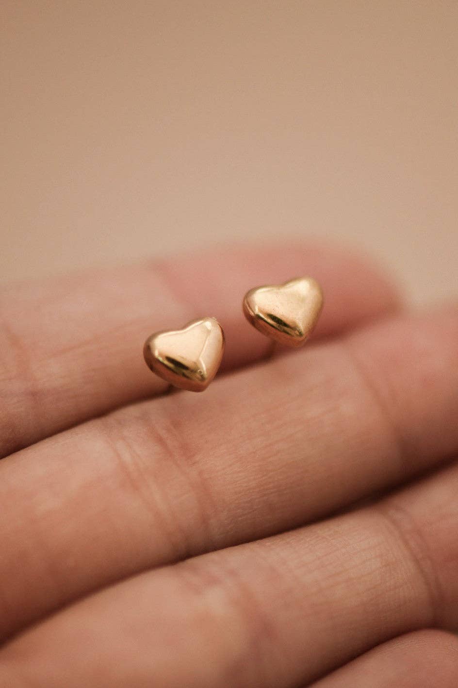 Heart Stud Earrings