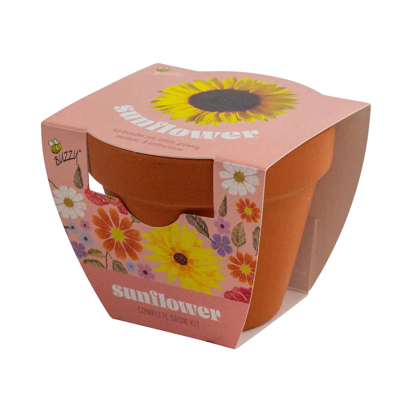 Classic Terracotta Sunflower Kit | Indoor Gift | Grow Kit